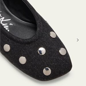 3.1 Phillip Lim Black Silver Studded Flats